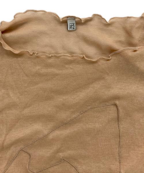 BASERANGE（ベースレンジ）BASERANGE (ベースレンジ) シアーカットソー ピンク サイズ:Mの古着・服飾アイテム