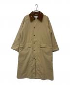Barbourバブアー）の古着「ステンカラーコート」｜ベージュ