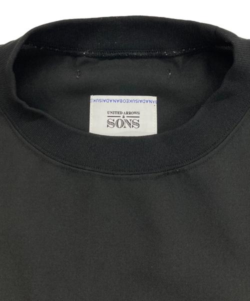UNITED ARROWS & SONS（ユナイテッドアローズ アンド サンズ）UNITED ARROWS & SONS (ユナイテッドアローズ アンド サンズ) S/T D/SL TEE ブラック サイズ:Sの古着・服飾アイテム