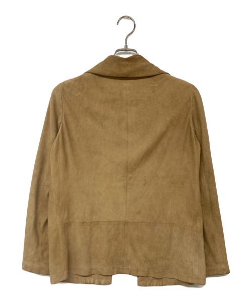 GUCCI（グッチ）GUCCI (グッチ) スウェードシャツ ブラウン サイズ:40の古着・服飾アイテム