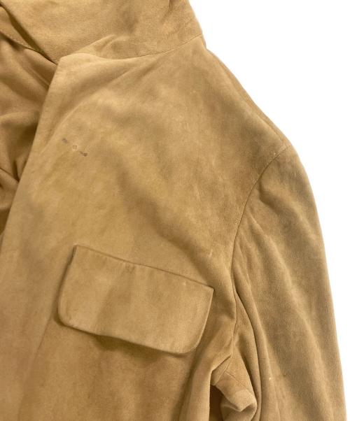 GUCCI（グッチ）GUCCI (グッチ) スウェードシャツ ブラウン サイズ:40の古着・服飾アイテム