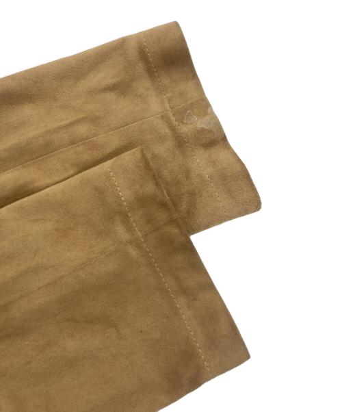 GUCCI（グッチ）GUCCI (グッチ) スウェードシャツ ブラウン サイズ:40の古着・服飾アイテム