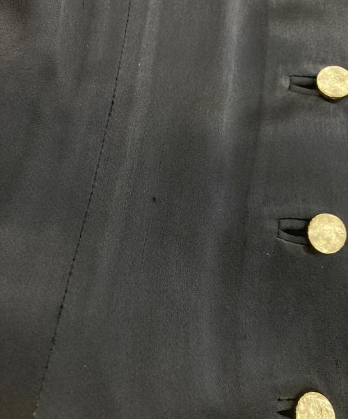 LOUIS VUITTON（ルイ ヴィトン）LOUIS VUITTON (ルイ ヴィトン) モノグラム柄ボタン レーヨンシャツ ネイビー サイズ:38の古着・服飾アイテム