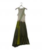 ANDERSSON BELLアンダーソンベル）の古着「COLOR MIX DRESS/ノースリーブワンピース」｜ブラック