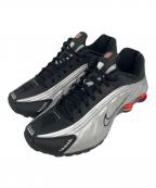 NIKEナイキ）の古着「SHOX R4 BLACK/METALLIC SILVER/ショックス R4」｜シルバー