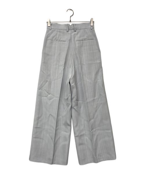 ebure（エブール）ebure (エブール) センタープレスパンツ スカイブルー サイズ:36の古着・服飾アイテム