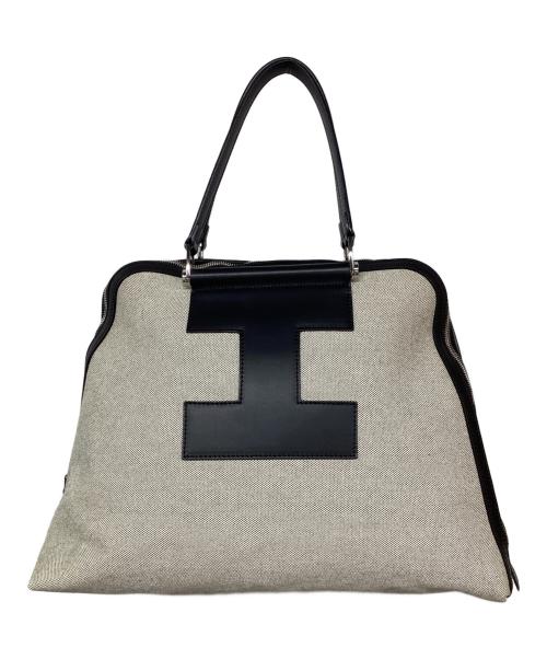 IACUCCI（イアクッチ）IACUCCI (イアクッチ) ギブリ L SALE E PEPE/RUGA ベージュ×ブラックの古着・服飾アイテム