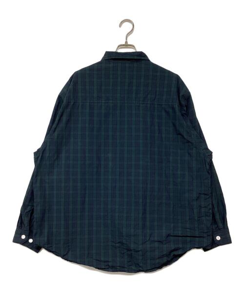 WTAPS（ダブルタップス）WTAPS (ダブルタップス) COTTON. BROADCLOTH. TEXTILE グリーン×ブルー サイズ:X02の古着・服飾アイテム