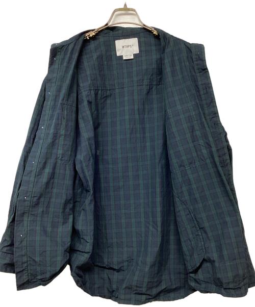 WTAPS（ダブルタップス）WTAPS (ダブルタップス) COTTON. BROADCLOTH. TEXTILE グリーン×ブルー サイズ:X02の古着・服飾アイテム