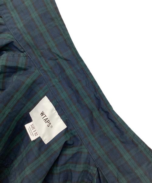 WTAPS（ダブルタップス）WTAPS (ダブルタップス) COTTON. BROADCLOTH. TEXTILE グリーン×ブルー サイズ:X02の古着・服飾アイテム