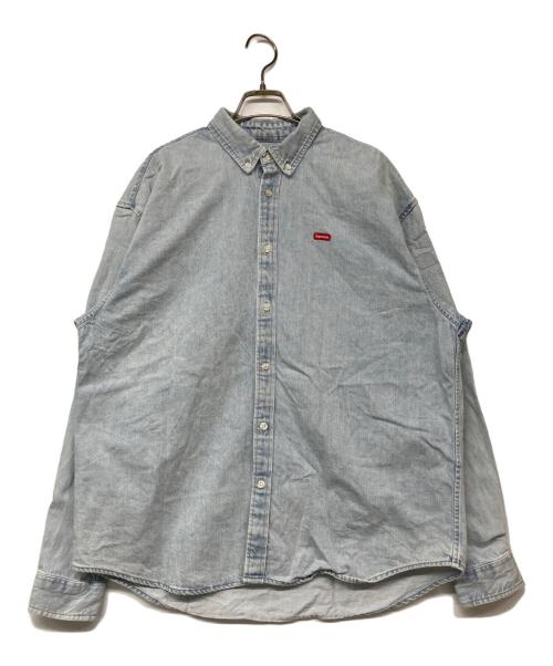 SUPREME（シュプリーム）SUPREME (シュプリーム) Small Box Shirt スカイブルー サイズ:Mの古着・服飾アイテム
