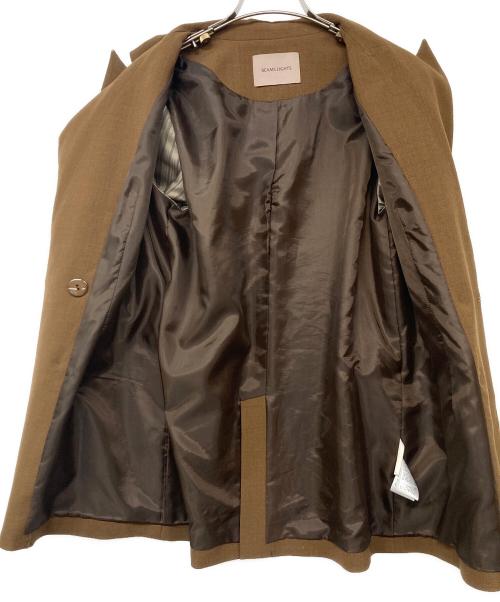 BEAMS Lights（ビームスライト）BEAMS Lights (ビームスライト) テーラード ダブル ジャケット ブラウン サイズ:36の古着・服飾アイテム