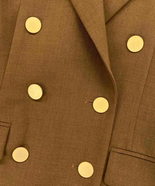 BEAMS Lights（ビームスライト）BEAMS Lights (ビームスライト) テーラード ダブル ジャケット ブラウン サイズ:36の古着・服飾アイテム