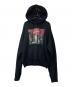 OFFWHITE（オフホワイト）の古着「CARAVAGGIO PAINTING OVER HOODIE」｜ブラック