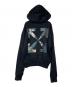 OFFWHITE (オフホワイト) CARAVAGGIO PAINTING OVER HOODIE ブラック サイズ:M：13000円