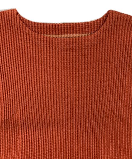 ISSEY MIYAKE（イッセイミヤケ）ISSEY MIYAKE (イッセイミヤケ) 長袖ワンピース オレンジ サイズ:2の古着・服飾アイテム