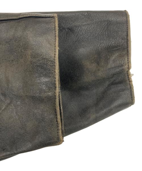 NOEL CUIR（ノエル キュイール）NOEL CUIR (ノエル キュイール) コルビジェジャケット ブラック サイズ:記載なしの古着・服飾アイテム