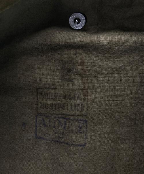 French Army（フランス軍）French Army (フレンチアーミー) M35モーターサイクルコート カーキ サイズ:2の古着・服飾アイテム