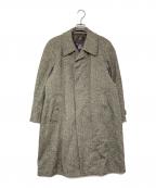 Burberry'sバーバリー）の古着「比翼ウールステンカラーコート」｜グレー