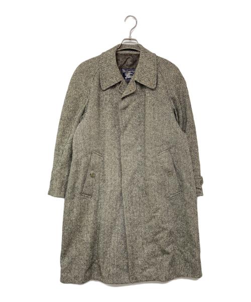 Burberry's（バーバリー）Burberry's (バーバリーズ) 比翼ウールステンカラーコート グレー サイズ:Sの古着・服飾アイテム