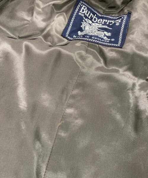 Burberry's（バーバリー）Burberry's (バーバリーズ) 比翼ウールステンカラーコート グレー サイズ:Sの古着・服飾アイテム