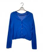 Spick and Spanスピック＆スパン）の古着「シアーカーディガン」｜ブルー