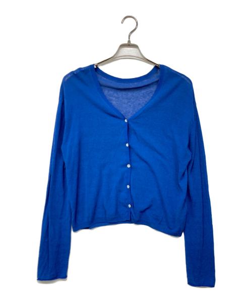 Spick and Span（スピック＆スパン）Spick and Span (スピック＆スパン) シアーカーディガン ブルー サイズ:FREEの古着・服飾アイテム