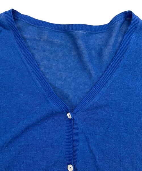 Spick and Span（スピック＆スパン）Spick and Span (スピック＆スパン) シアーカーディガン ブルー サイズ:FREEの古着・服飾アイテム