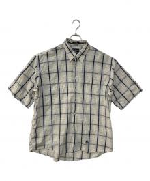 Burberry's（バーバリーズ）の古着「半袖チェックシャツ」｜ネイビー×アイボリー