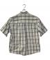 Burberry's (バーバリーズ) 半袖チェックシャツ ネイビー×アイボリー サイズ:XL：7000円