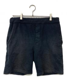 PRADA（プラダ）の古着「スウェットハーフパンツ」｜ブラック