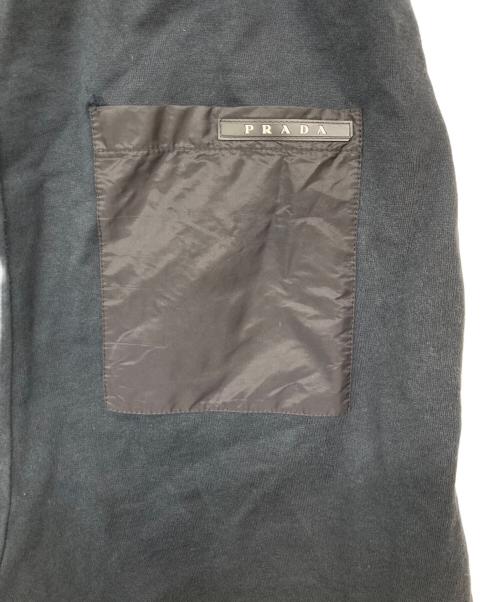 PRADA（プラダ）PRADA (プラダ) スウェットハーフパンツ ブラック サイズ:Lの古着・服飾アイテム