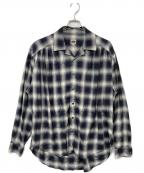 AiEエーアイイー）の古着「オンブレレーヨンツイル ペインターシャツ」｜ブラック