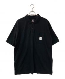COOTIE PRODUCTIONS（クーティープロダクツ）の古着「Error Fit S/S Polo エラーフィット ポロシャツ」｜ブラック