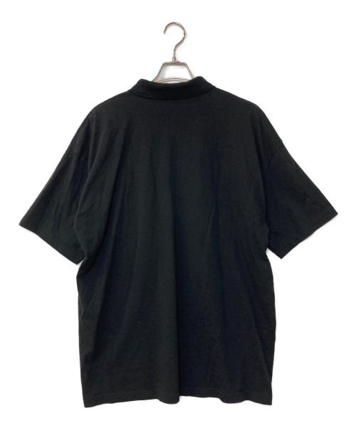 COOTIE PRODUCTIONS（クーティープロダクツ）COOTIE PRODUCTIONS (クーティープロダクツ) Error Fit S/S Polo エラーフィット ポロシャツ ブラック サイズ:MEDIUMの古着・服飾アイテム