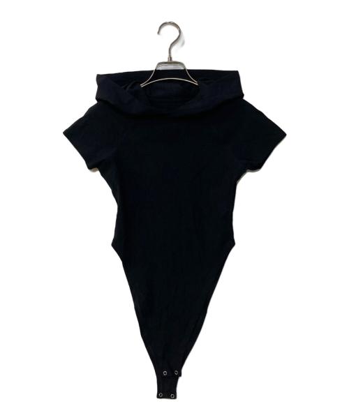 JOSEMOON（ジョゼムーン）JOSEMOON (ジョゼムーン) HOODIE BODY SUITS ブラック サイズ:Fの古着・服飾アイテム
