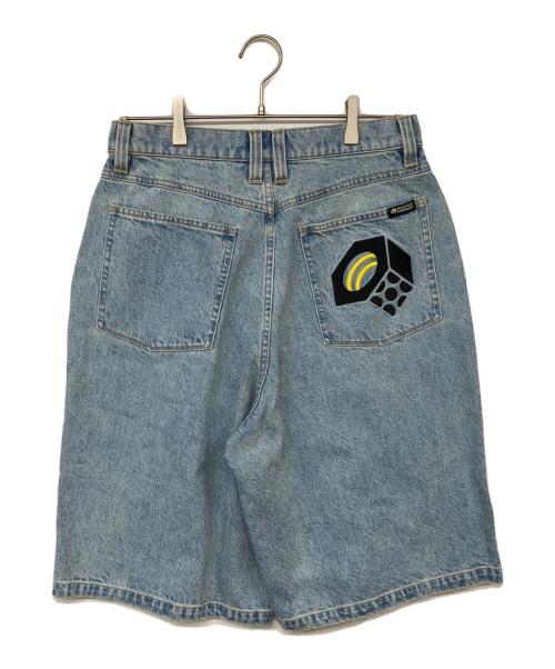 MOUNTAIN HARD WEAR（マウンテンハードウェア）MOUNTAIN HARD WEAR (マウンテンハードウェア) BEAMS (ビームス) DENIM SHORTS ブルー サイズ:Mの古着・服飾アイテム