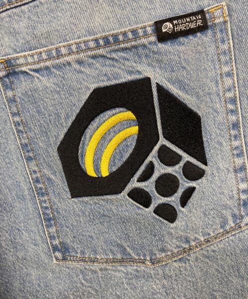 MOUNTAIN HARD WEAR（マウンテンハードウェア）MOUNTAIN HARD WEAR (マウンテンハードウェア) BEAMS (ビームス) DENIM SHORTS ブルー サイズ:Mの古着・服飾アイテム