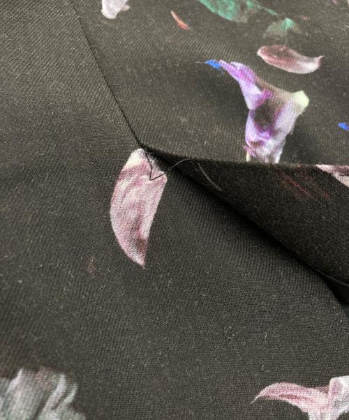 LAD MUSICIAN（ラッドミュージシャン）LAD MUSICIAN (ラッドミュージシャン) 1B JACKET WOOL GABARDINE INKJET (FLOWER) ブラック サイズ:44の古着・服飾アイテム