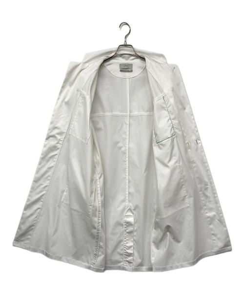 amachi.（アマチ）amachi. (アマチ) HAND PROCESSED GARMENT COAT / ロングコート ホワイト サイズ:4の古着・服飾アイテム