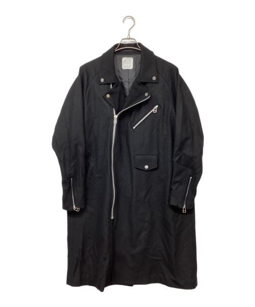 UNITED TOKYO（ユナイテッドトーキョー）UNITED TOKYO (ユナイテッドトーキョー) メルトンライダースコート ブラック サイズ:2の古着・服飾アイテム