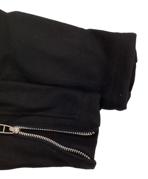 UNITED TOKYO（ユナイテッドトーキョー）UNITED TOKYO (ユナイテッドトーキョー) メルトンライダースコート ブラック サイズ:2の古着・服飾アイテム