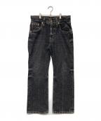 KOOKY ZOOク―キーズ―）の古着「JUVENILE FLARE DENIM PANTS」｜グレー