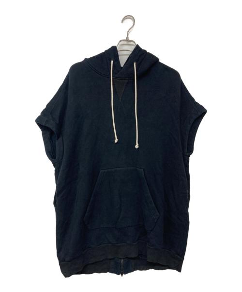 Y's（ワイズ）Y's (ワイズ) ノースリーブバックジップパーカー ブラック サイズ:2の古着・服飾アイテム