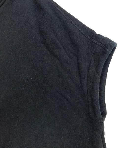 Y's（ワイズ）Y's (ワイズ) ノースリーブバックジップパーカー ブラック サイズ:2の古着・服飾アイテム