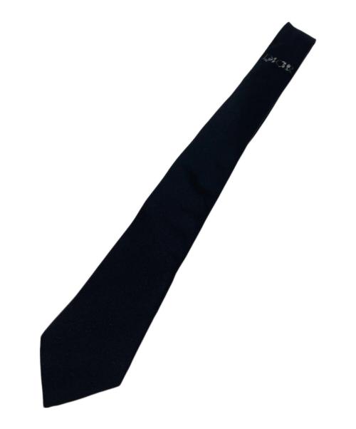 Christian Dior（クリスチャン ディオール）Christian Dior (クリスチャン ディオール) シルクロゴネクタイ ブラック サイズ:記載なしの古着・服飾アイテム