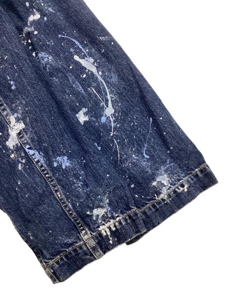 UNITED ARROWS & SONS（ユナイテッドアローズ アンド サンズ）UNITED ARROWS & SONS (ユナイテッドアローズ アンド サンズ) PAINTED DENIM JACKET ブルー サイズ:Ｌの古着・服飾アイテム