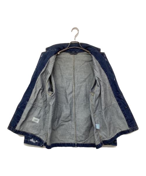 UNITED ARROWS & SONS（ユナイテッドアローズ アンド サンズ）UNITED ARROWS & SONS (ユナイテッドアローズ アンド サンズ) PAINTED DENIM JACKET ブルー サイズ:Ｌの古着・服飾アイテム