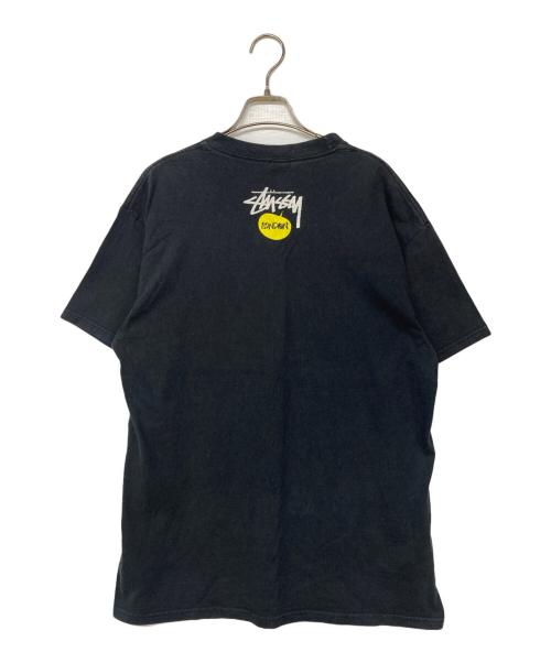stussy（ステューシー）stussy (ステューシー) 00’ｓプリントTシャツ ブラック サイズ:Lの古着・服飾アイテム