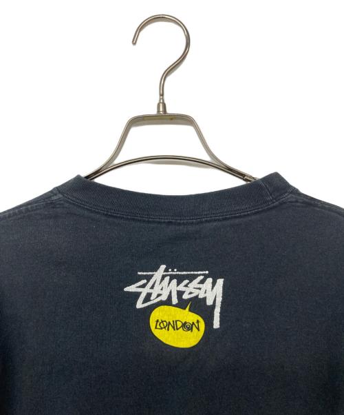 stussy（ステューシー）stussy (ステューシー) 00’ｓプリントTシャツ ブラック サイズ:Lの古着・服飾アイテム